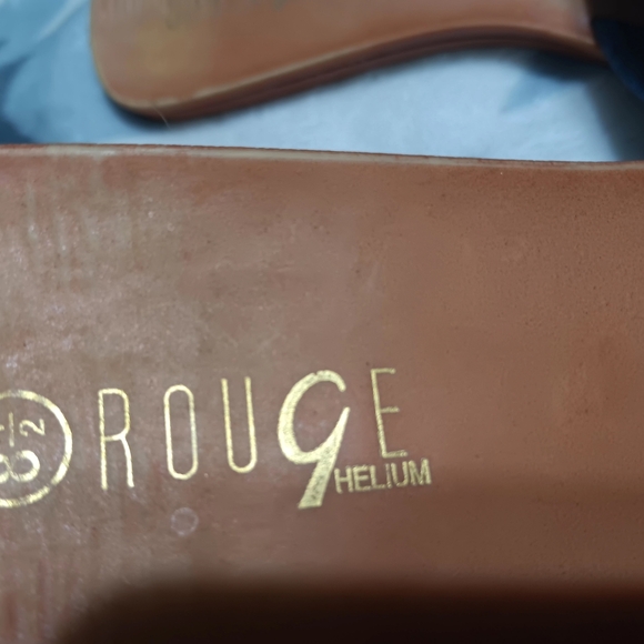 Rouge Helium Blue and Brown Sandals Minimalist Design - Picture 2 of 4